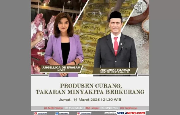Produsen Curang Takaran Minyakita Berkurang, Saksikan di area tempat One On One Bersama Mentan Waktu petang Ini adalah adalah