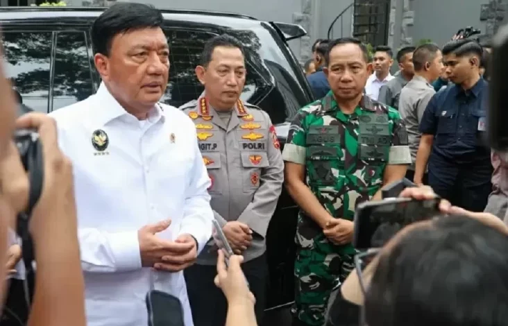 Tinjau Posko Pengamanan Idulfitri, Menko Polkam: Utamakan Pendekatan Humanis