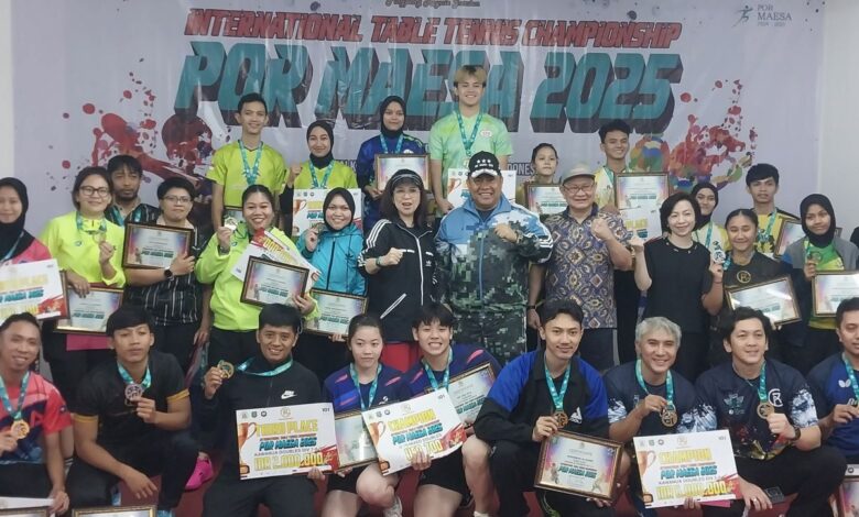 Nusantara dominasi juara Turnamen Tenis Meja Internasional POR Maesa